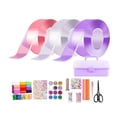 thumbnail image 1 of Bubble Blowing Double Sided Tape Sensory Toy Sticky Tape Multifunctional Transparent Tape Mounting Tape for DIY Crafts Pinch Toy Making 3 Rolls w Full Tools, 1 of 8