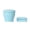 Blue, variant on Portable Collapsible Silicone Travel Cup With Lid & Lanyard, Compact Foldable Outdoor Water Mug, Leakproof Reusable Drinking Cup For Camping Hiking Gym Travel Daily On-The-Go Use, Pink