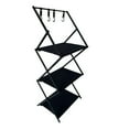 thumbnail image 1 of Camping 3 Tier Aluminum Alloy Multifunctional Storage Rack Oxford Cloth Panel Picnic Rack, 1 of 5