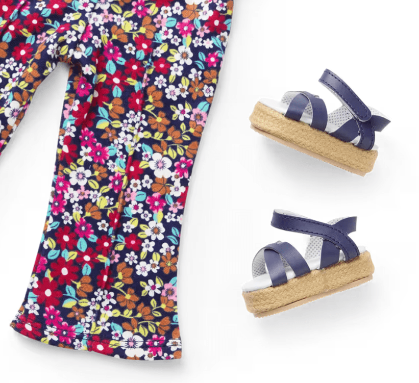 American Girl Julie's Floral Jumpsuit for 18 inch Dolls