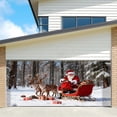 thumbnail image 4 of BotaniNest Garage Banner With Santa Snowman For Outdoor Garage Door Holiday Sign, 4 of 6