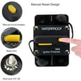 thumbnail image 3 of 30 Amp Circuit Breaker 12V- 48V DC Manual Reset for Trolling Motor Rv Marine Boat Vehicles System Protection (30A), 3 of 7