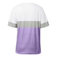 thumbnail image 3 of WILLBEST Compression Shirt Women’S T Shirts Color Block Short Sleeve Tops Casual Summer Tees, 3 of 4