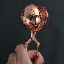 BALAHAPY 1Pack Tea Infuser Strainer Golden 304 Stainless Steel For Loose Leaf Tea Brewing