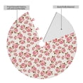 thumbnail image 2 of Sikiie Rose Flowers 30-48 inches {designName} Print Christmas Tree Skirt Snowman Xmas Tree Skirt with Edge Christmas Decorations for Holiday Party30", 2 of 7
