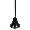 thumbnail image 5 of JONATHAN Y Irida 24" Art Deco Designer Pedestal Drink Table and Decorative End Table with Hammered Round Top and Bell Base, Antique Black, END4007C, 5 of 5