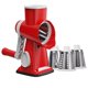 thumbnail image 1 of 3-in-1 Rotary Cheese Grater, Manual Vegetable Slicer and Nut Grinder, Stainless Steel Kitchen Shredder, 1 of 5