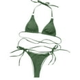thumbnail image 2 of Traje de baño para mujer, moda, cómodo, bikini, traje de baño liso para mujer, bikinis, trajes de baño para mujer, conjuntos de bikini para mujer, trajes de baño bikini para mujer, 2 of 3