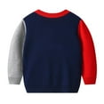 thumbnail image 3 of GYRATEDREAM 3-8Y Toddler Boys Knit Sweater Crewneck Cartoon Pullover Sweatshirt Winter Knit Tops, 3 of 8