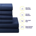 thumbnail image 3 of Set de edredón Sweet Home Collection Navy Twin XL, 7 piezas, 3 of 6