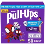 Pull-Ups Boys' Potty Training Pants, 5T-6T (46-60 lbs), 50 Count (Select for More)