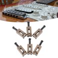 thumbnail image 4 of 6Pcs Electric Guitar Roller Saddle, Adjustable Tremolo Bridge Roller Saddles   Tremolo System Bridges Replacement Parts Bronze, 4 of 8