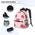 thumbnail image 5 of Picia Pig Noses Large Capacity Backpack Classic Style Backpack Casual Backpack Water-Resistant School Work Travel Outdoor Backpack, 5 of 8