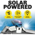 thumbnail image 3 of Bionic Flood Light 2 Pk Solar Lights Outdoor Waterproof, Ultra Bright 89 LEDs, 3 Heads Wide Angle Motion Sensor Outdoor Lights for Security, Wall, House, Spot Light, IP65 Waterproof – Stakes Included, 3 of 7