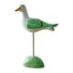 thumbnail image 2 of Figura de gaviota de madera, estatua de gaviota, adorno creativo, decoración costera de playa, mar Verde, 2 of 9