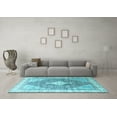 thumbnail image 3 of Ahgly Company Indoor Rectangle Persian Light Blue Traditional Area Rugs, 2' x 3', 3 of 4