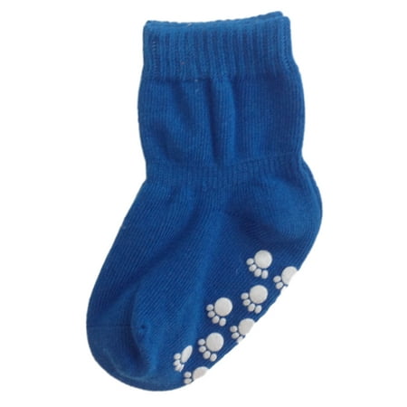 

Lovely Annie Children s 4 Pairs Superior Quality Cotton Socks - Fascinating and Refined Crew Socks - Sweat Permeable - Perfect for Sports Size 1Y-3Y(Blue)