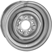 O/E Style Hot Rod Raw Steel Wheel, 15x7, 5 on 4.75, 4.25 BS