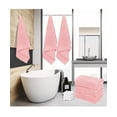 thumbnail image 5 of Juego De Toallas De Baño Absorbente Fácil Secado 6pzs Rosado, 5 of 5