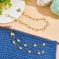 thumbnail image 4 of 2 Pcs 2 Styles Bee Knitting Row Counter Chains Acrylic Number Stitch Markers Glass Beaded Crochet Stitch Marker Charms Crocheting Accessories for Weaving Sewing Quilting, 4 of 6