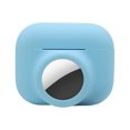 thumbnail image 1 of Funda para Airpods Pro, (Azul) Funda de Silicona 2 en 1 para AirTags - Funda para AirPods Pro, Funda de Prevención de Pérdida de Auriculares - Accesorios de Piel Protectora, 1 of 5