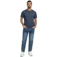 thumbnail image 6 of GIRUNS Men's Henley Short Sleeve Shirt Cotton Button T-Shirt Lightweight Summer Casual Tee Navy Blue 2XL, 6 of 7