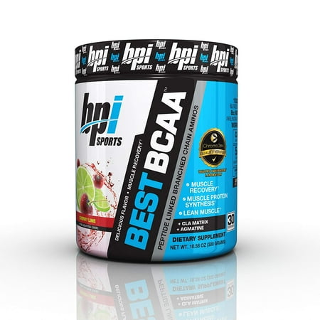 BPI Sports Best BCAA Powder, Cherry Lime, 30 Servings