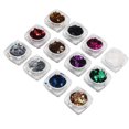 thumbnail image 4 of 12 colores Nail Art lentejuelas hoja de arce brillantina para uñas copos decoración brillante herramienta de manicura, 4 of 8