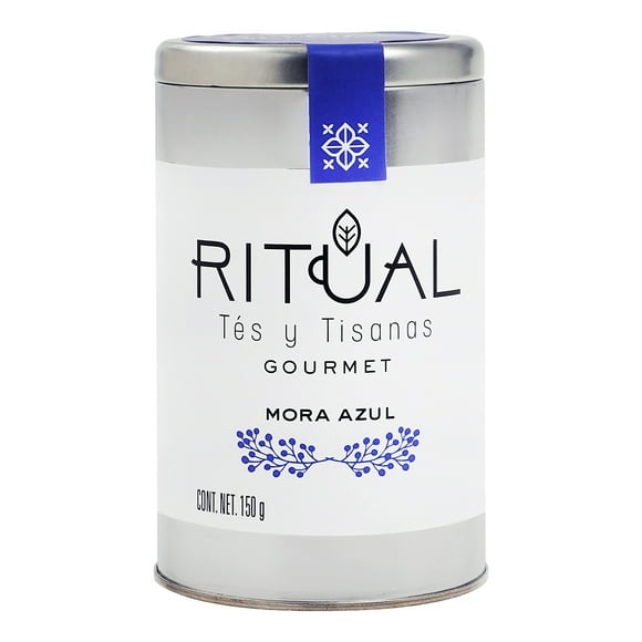 Ritual Gourmet Tisana de Mora Azul Lata de 150 gramos Ritual Gourmet Tés y Tisanas Ritual Gourmet Mora Azul