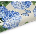 thumbnail image 3 of Blue Hydrangea Spring Placemats Set of 4, 12x18 Inch Floral Summer Seasonal Holiday Farmhouse Table Mats for Party Kitchen Dining Decoration, 3 of 6