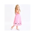 thumbnail image 5 of Flower Girls Dress Pink Sequin 3D Flowers 4 Years, 5 of 6
