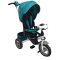 thumbnail image 1 of Triciclo The Baby Shop  giratorio, reclinable, llantas de aire, toldo, luz y sonido Verde -, 1 of 6