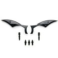 thumbnail image 3 of Krator Custom Rear View Mirrors Black Pair w/Adapters Compatible with Victory Cross Country, 3 of 3