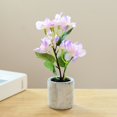thumbnail image 1 of Artificial Bonsai Home Decor Easy Care Simple Hydrangea Artificial Plant Living Room Ornament, 1 of 4