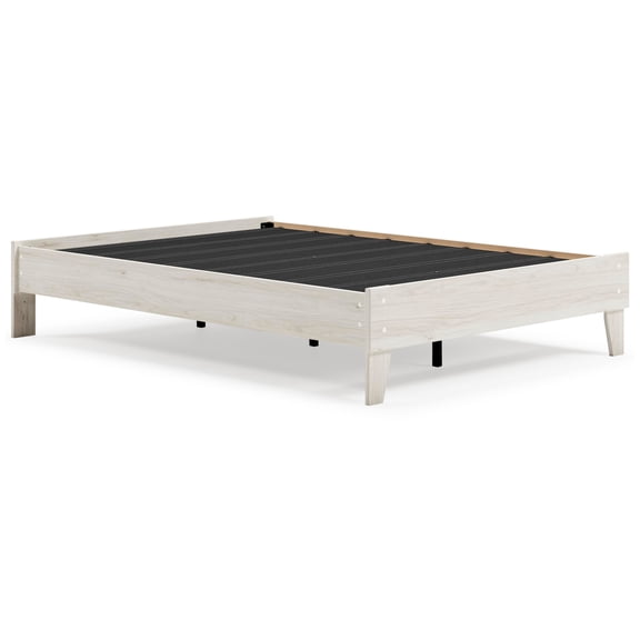 Signature Design by Ashley Contemporary Socalle Full Platform Bed Light Natural
