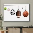 thumbnail image 2 of wall26 Canvas Print Wall Art Sport Ball Christmas Ornaments Sports Athletes Photography Realism Contemporary Scenic Urban Multicolor Ultra for Living Room, Bedroom, Office - 32"x48", 2 of 5