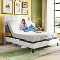thumbnail image 3 of Amolife Basic Full Size Ergonomic Adjustable Bed Frame Base with Upgraded Motor 2.0, Wireless Remote Control, Independent Head & Foot Incline, Base Only, 3 of 11