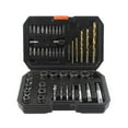 thumbnail image 4 of Juego de extractor de tornillos y tuercas de 48 piezas con estuche, práctico removedor de tornillos rotos para reparación profesional de daños, 4 of 9