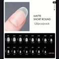 thumbnail image 1 of 120 Pcs,Clear Nail Tips,Full Cover Fake Nail Tips With Box,Acrylic Matte False Nail Tips For Nail Salons Home DIY, 1 of 4