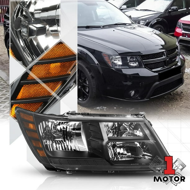 Right RH Passenger Side Black Headlight Lamp Assembly for 0920 Dodge