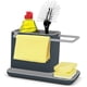 thumbnail image 3 of Grey Caddy - Organizador/almacenamiento para fregadero con escurridor integrado, soporte para esponja, cepillo, líquido lavavajillas y paño de cocina, extraíble, tamaño normal, 3 of 5