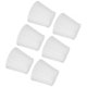 thumbnail image 3 of Pantalla de lámpara de mesa Jadeshay moderna de escritorio de Tela 6 piezas Blanco, 3 of 8