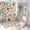 style-671, variant on Happy Valentines Day 4 Pcs Shower Curtain Set Bathroom Sets with Curtain Rug Toilet Cover And U Shaped Mat Valentine Love Waterproof Shower Curtain for Bathroom Decor Set