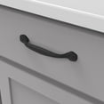 thumbnail image 3 of Hickory Hardware Refined Rustic Collection Pull, 128Mm C/C - Rustic Iron, 3 of 7