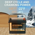 thumbnail image 3 of Autocessking Platinum AGM 12V Automotive Battery BCI Group 24F 70AH 710 CCA, Premium Maintenance Free AGM Car Batteries Top Post for Cars, 36 Months Warrantly, 3 of 8