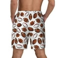 thumbnail image 4 of Goofa Football Printed Men's Swim Trunks Board Shorts Quick Dry Mens Swimming Trunks with Compression Liner,Breathable Fit Hawaii Beach Shorts-Medium, 4 of 9