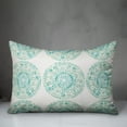 thumbnail image 3 of Creative Products Small Blue Pattern Medallions 14x20 Indoor / Outdoor Pillow, 3 of 3