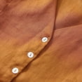 thumbnail image 5 of Amazhiyu Womens Pure Linen Sleeveless Button Down V Neck Crop Top Summer Vest Waistcoat, 5 of 6