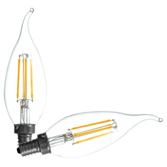 Sylvania 40855 LED B10 Bulb, Clear, 2.5 Wattage