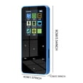 thumbnail image 2 of DQrwqpou Reproductor MP3 Deportivo 5.0 Compatible Con Walkman para Estudiantes MP3 80 GB (azul), 2 of 9